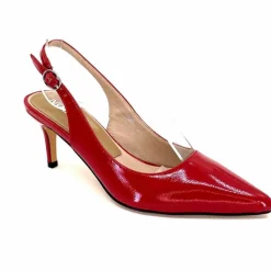 Soirée|Escarpins<Ivoire0130a Escarpins Bride Arrière Ivoire 8D5197 Vernis Rouge