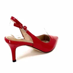 Soirée|Escarpins<Ivoire0130a Escarpins Bride Arrière Ivoire 8D5197 Vernis Rouge