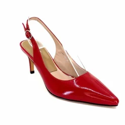 Soirée|Escarpins<Ivoire0130a Escarpins Bride Arrière Ivoire 8D5197 Vernis Rouge