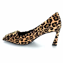 Animalier|Elégant<chantal Escarpins 2382 456C Daim Maculato Léo Camel
