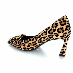 Animalier|Elégant<chantal Escarpins 2382 456C Daim Maculato Léo Camel