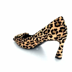 Animalier|Elégant<chantal Escarpins 2382 456C Daim Maculato Léo Camel