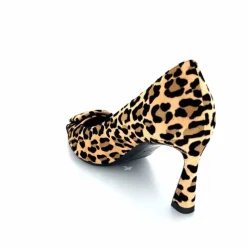 Animalier|Elégant<chantal Escarpins 2382 456C Daim Maculato Léo Camel