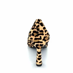 Animalier|Elégant<chantal Escarpins 2382 456C Daim Maculato Léo Camel