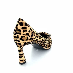 Animalier|Elégant<chantal Escarpins 2382 456C Daim Maculato Léo Camel