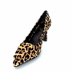 Animalier|Elégant<chantal Escarpins 2382 456C Daim Maculato Léo Camel