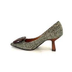 Féminin|Fantaisie<chantal Escarpins 2178 Textile Vert