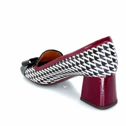 Fantaisie|Escarpins<Chie Mihara Escarpins Vilana Cuir Blanc Bordeau Noir