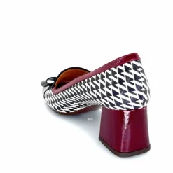 Fantaisie|Escarpins<Chie Mihara Escarpins Vilana Cuir Blanc Bordeau Noir