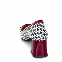 Fantaisie|Escarpins<Chie Mihara Escarpins Vilana Cuir Blanc Bordeau Noir