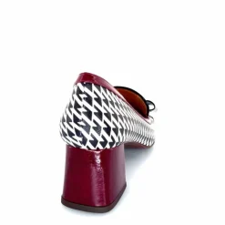 Fantaisie|Escarpins<Chie Mihara Escarpins Vilana Cuir Blanc Bordeau Noir