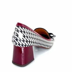 Fantaisie|Escarpins<Chie Mihara Escarpins Vilana Cuir Blanc Bordeau Noir