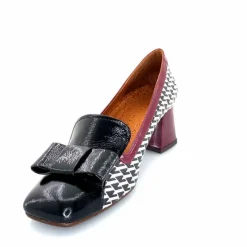 Fantaisie|Escarpins<Chie Mihara Escarpins Vilana Cuir Blanc Bordeau Noir