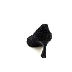 Talon|Elégant<moon flower - enzo di martino Escarpins Enzo Di Martino Eli 715 Textile Cuir Vernis Noir