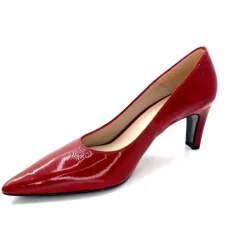 Soirée|Féminin<Ivoire0376 Escarpins Ivoire 2100 Cuir Vernis Rouge