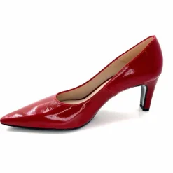 Soirée|Féminin<Ivoire0376 Escarpins Ivoire 2100 Cuir Vernis Rouge