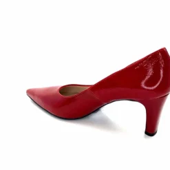 Soirée|Féminin<Ivoire0376 Escarpins Ivoire 2100 Cuir Vernis Rouge