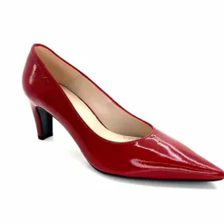 Soirée|Féminin<Ivoire0376 Escarpins Ivoire 2100 Cuir Vernis Rouge