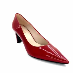 Soirée|Féminin<Ivoire0376 Escarpins Ivoire 2100 Cuir Vernis Rouge