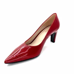 Soirée|Féminin<Ivoire0376 Escarpins Ivoire 2100 Cuir Vernis Rouge