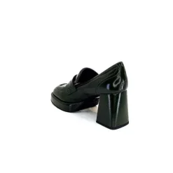 Talon|Elégant<Evaluna Escarpins Ivoire 9810 Cuir Vernis Verde Vert