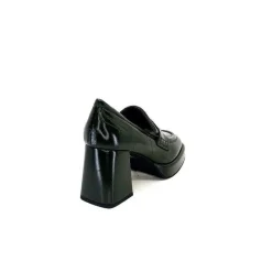 Talon|Elégant<Evaluna Escarpins Ivoire 9810 Cuir Vernis Verde Vert