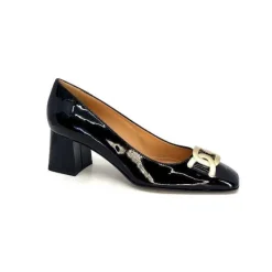 Elégant|Escarpins<Ivoire0347b Escarpins Ivoire Ch732 Cuir Vernis Noir