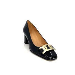 Elégant|Escarpins<Ivoire0347b Escarpins Ivoire Ch732 Cuir Vernis Noir