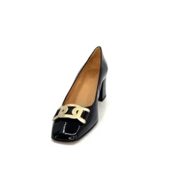 Elégant|Escarpins<Ivoire0347b Escarpins Ivoire Ch732 Cuir Vernis Noir