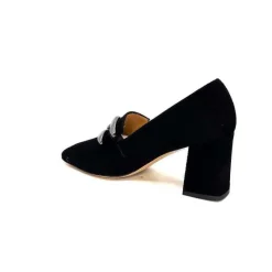 Talon|Elégant<Ivoire0347b Escarpins Ivoire Ch658 Daim Noir