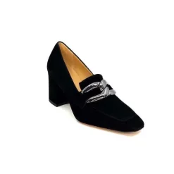 Talon|Elégant<Ivoire0347b Escarpins Ivoire Ch658 Daim Noir