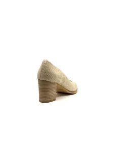 Féminin|Elégant<Myma Escarpins 6627/01 Cuir Beige &amp; Or