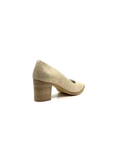 Féminin|Elégant<Myma Escarpins 6627/01 Cuir Beige &amp; Or