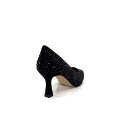 Soirée|Escarpins<Pedro Miralles Escarpins 25626 Daim Et Strass Noir