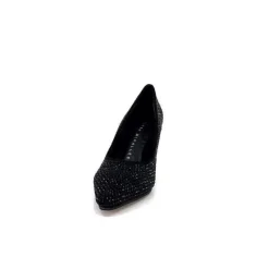 Soirée|Escarpins<Pedro Miralles Escarpins 25626 Daim Et Strass Noir