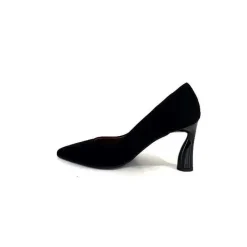 Féminin|Elégant<Evaluna EscarpinsIvoire 1796 Daim Noir