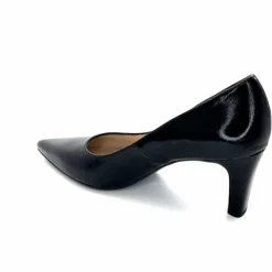 Talon|Soirée<Ivoire0376 EscarpinsIvoire 2100Cuir Vernis Noir