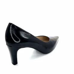 Talon|Soirée<Ivoire0376 EscarpinsIvoire 2100Cuir Vernis Noir