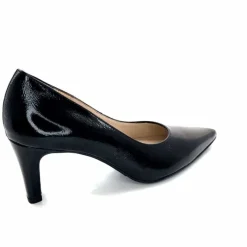 Talon|Soirée<Ivoire0376 EscarpinsIvoire 2100Cuir Vernis Noir