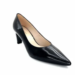 Talon|Soirée<Ivoire0376 EscarpinsIvoire 2100Cuir Vernis Noir