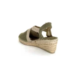 Semelles Corde|Compensées & Plateformes<Toni Pons Espadrilles Compensées Breda V Textile Kaki