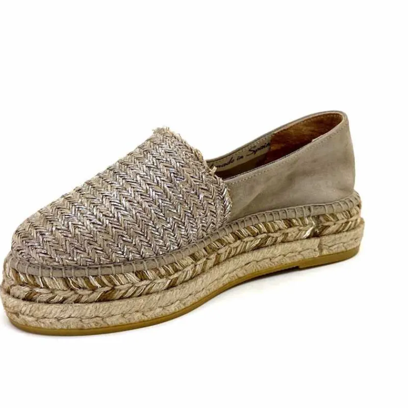 Vacances|Espadrilles<Gaimo Espadrilles Clarion Métal Plata Taupe