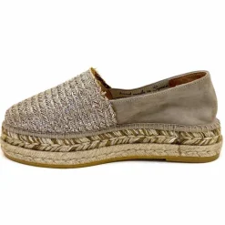 Vacances|Espadrilles<Gaimo Espadrilles Clarion Métal Plata Taupe