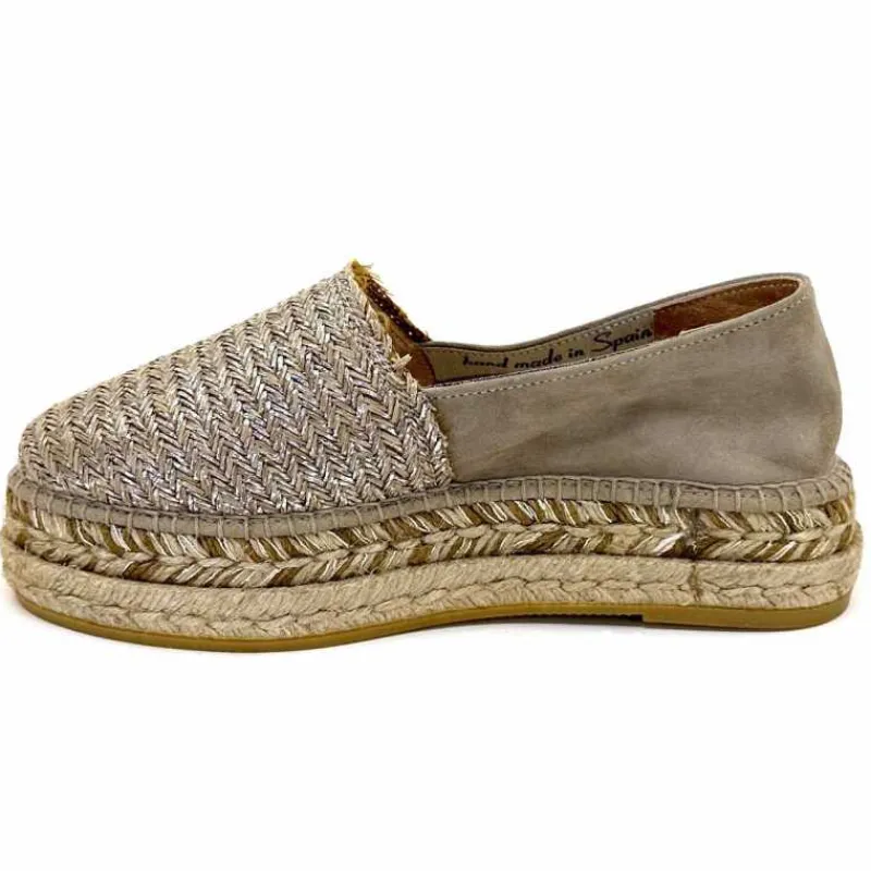 Vacances|Espadrilles<Gaimo Espadrilles Clarion Métal Plata Taupe
