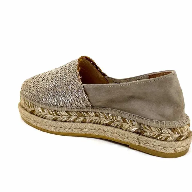 Vacances|Espadrilles<Gaimo Espadrilles Clarion Métal Plata Taupe