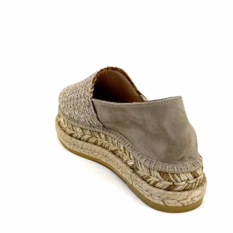 Vacances|Espadrilles<Gaimo Espadrilles Clarion Métal Plata Taupe