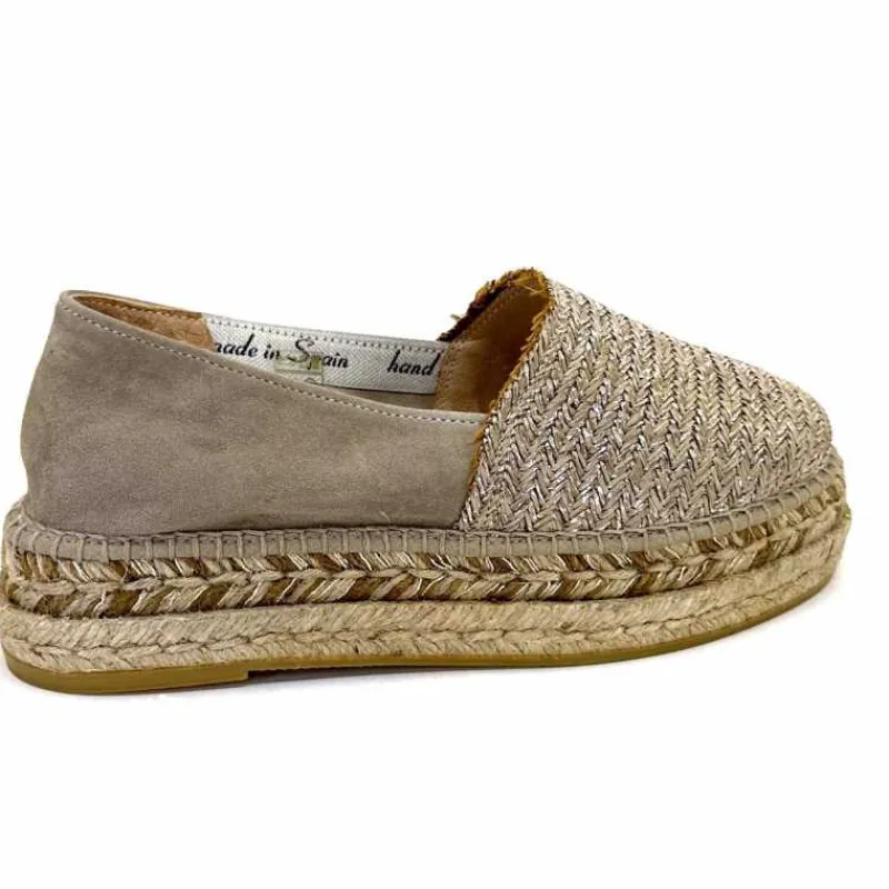 Vacances|Espadrilles<Gaimo Espadrilles Clarion Métal Plata Taupe