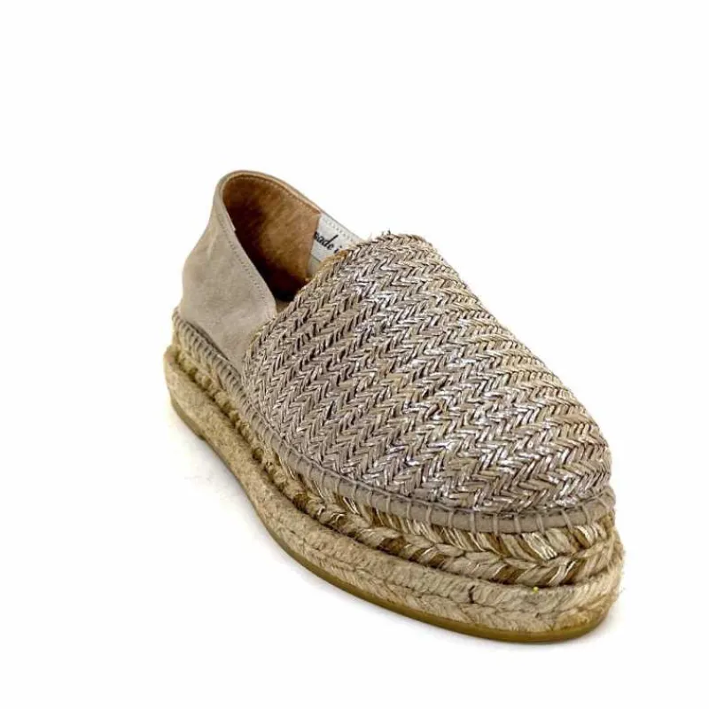 Vacances|Espadrilles<Gaimo Espadrilles Clarion Métal Plata Taupe