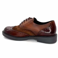 Masculin|Elégant<Ivoire0104a Lacets Richelieu Ivoire A54190 Cuir Marron