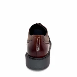 Masculin|Elégant<Ivoire0104a Lacets Richelieu Ivoire A54190 Cuir Marron